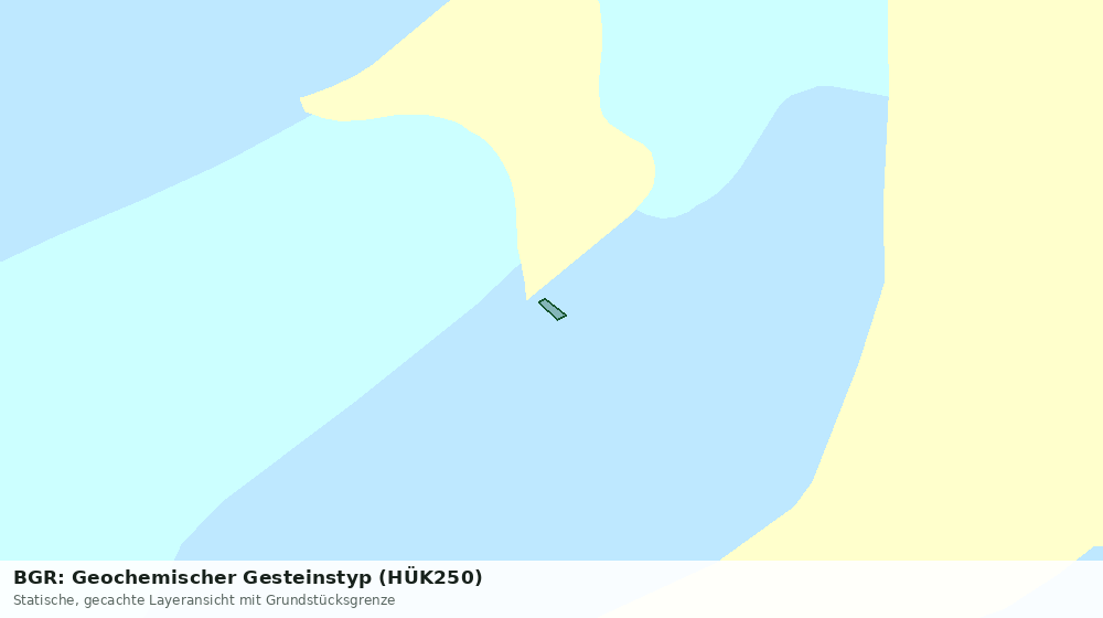 Statische Kartenansicht: BGR: Geochemischer Gesteinstyp (HÜK250)