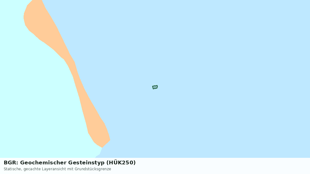 Statische Kartenansicht: BGR: Geochemischer Gesteinstyp (HÜK250)