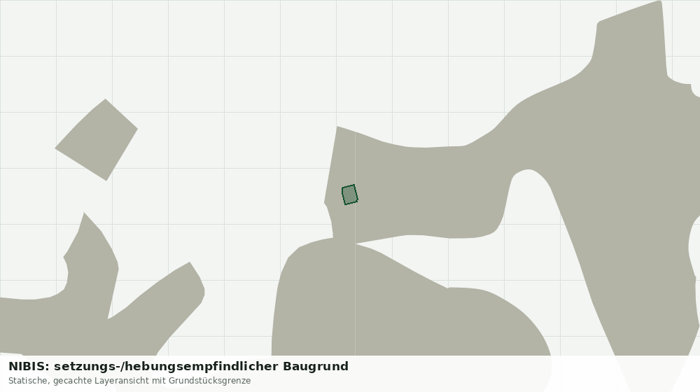 Statische Kartenansicht: NIBIS: setzungs-/hebungsempfindlicher Baugrund