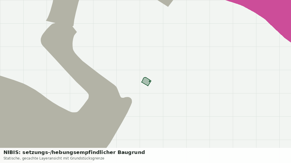 Statische Kartenansicht: NIBIS: setzungs-/hebungsempfindlicher Baugrund