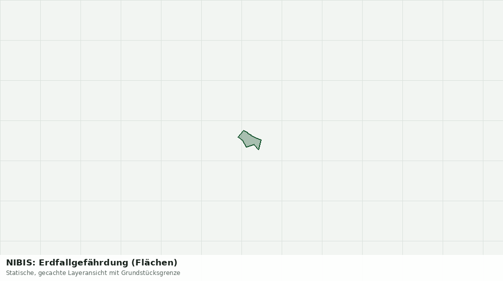 Statische Kartenansicht: NIBIS: Erdfallgefährdung (Flächen)