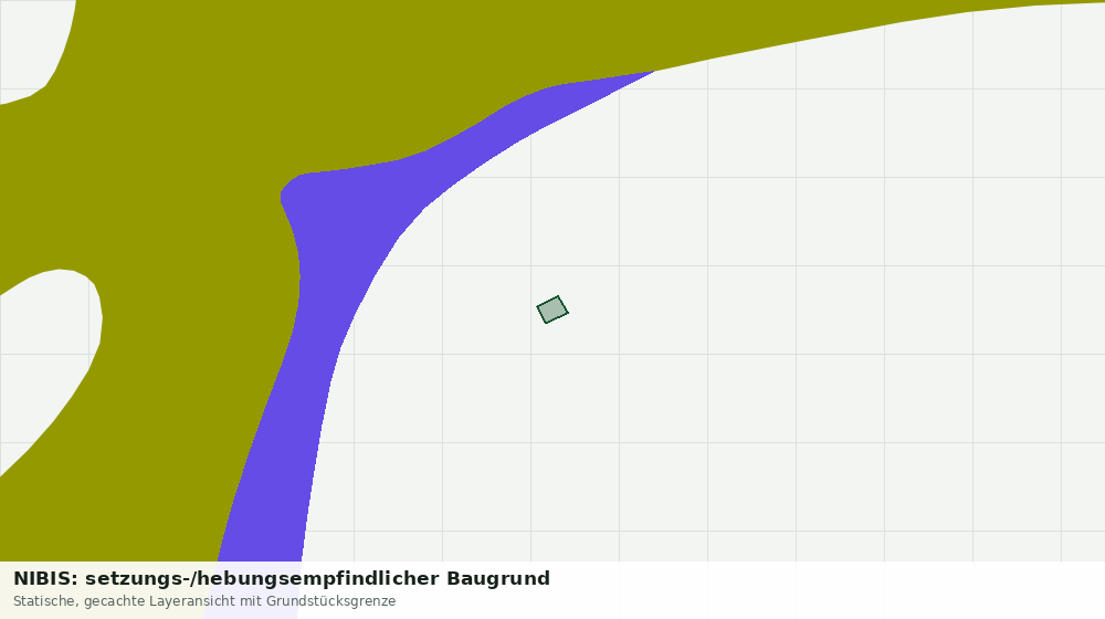 Statische Kartenansicht: NIBIS: setzungs-/hebungsempfindlicher Baugrund