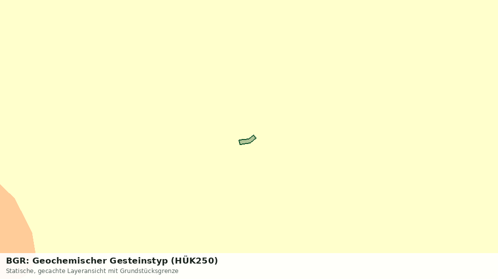 Statische Kartenansicht: BGR: Geochemischer Gesteinstyp (HÜK250)