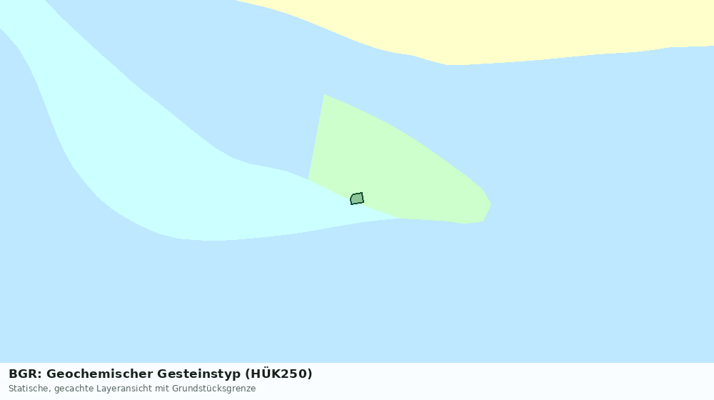 Statische Kartenansicht: BGR: Geochemischer Gesteinstyp (HÜK250)