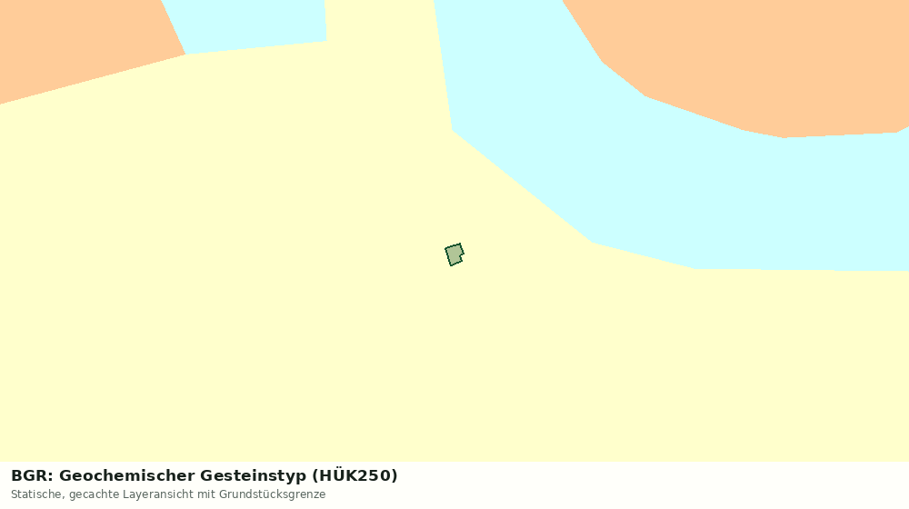 Statische Kartenansicht: BGR: Geochemischer Gesteinstyp (HÜK250)