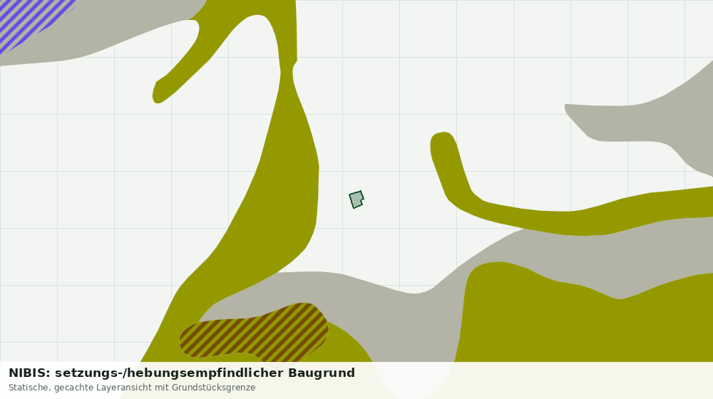 Statische Kartenansicht: NIBIS: setzungs-/hebungsempfindlicher Baugrund