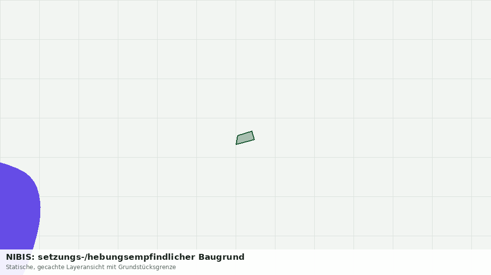 Statische Kartenansicht: NIBIS: setzungs-/hebungsempfindlicher Baugrund