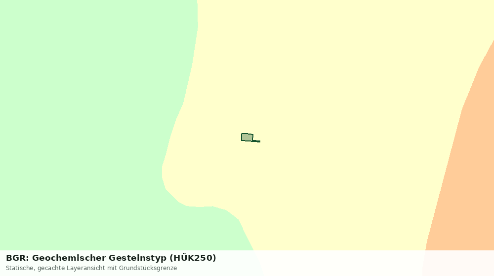 Statische Kartenansicht: BGR: Geochemischer Gesteinstyp (HÜK250)