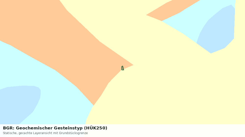 Statische Kartenansicht: BGR: Geochemischer Gesteinstyp (HÜK250)