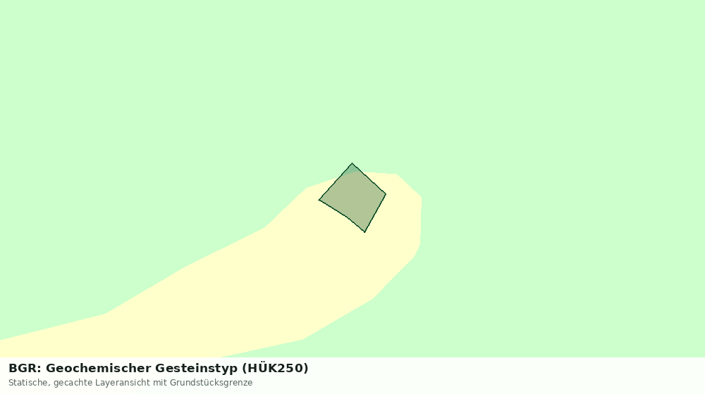 Statische Kartenansicht: BGR: Geochemischer Gesteinstyp (HÜK250)