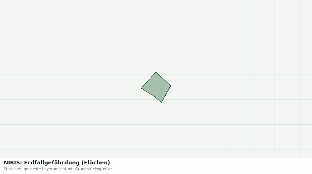 Statische Kartenansicht: NIBIS: Erdfallgefährdung (Flächen)
