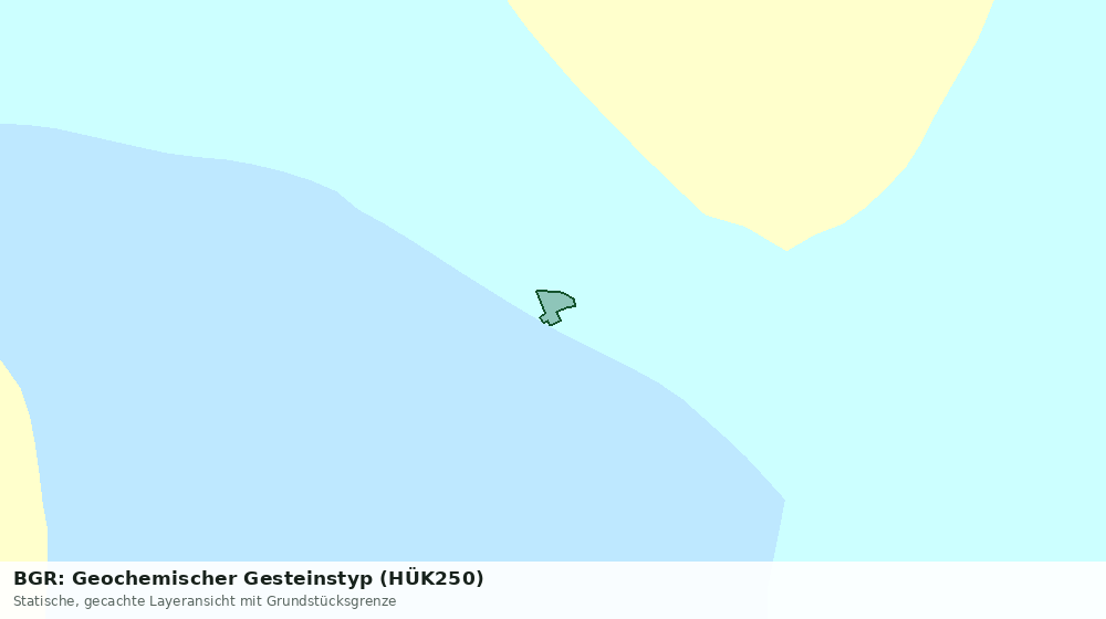 Statische Kartenansicht: BGR: Geochemischer Gesteinstyp (HÜK250)