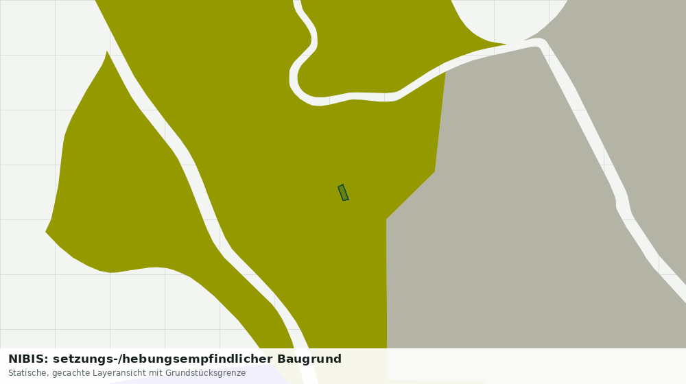 Statische Kartenansicht: NIBIS: setzungs-/hebungsempfindlicher Baugrund