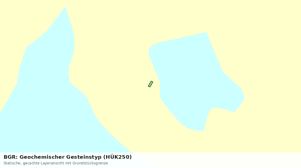 Statische Kartenansicht: BGR: Geochemischer Gesteinstyp (HÜK250)