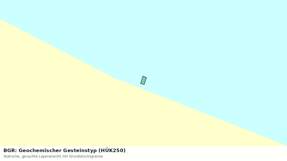 Statische Kartenansicht: BGR: Geochemischer Gesteinstyp (HÜK250)