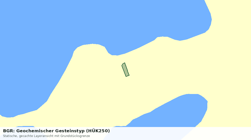 Statische Kartenansicht: BGR: Geochemischer Gesteinstyp (HÜK250)