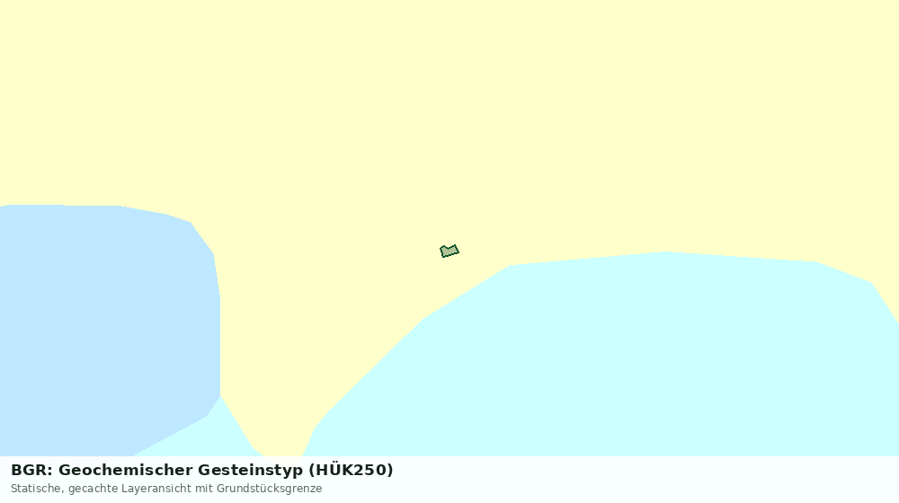 Statische Kartenansicht: BGR: Geochemischer Gesteinstyp (HÜK250)