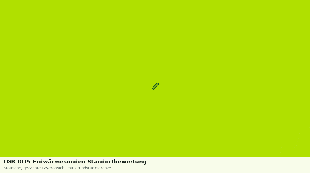 Statische Kartenansicht: LGB RLP: Erdwärmesonden Standortbewertung