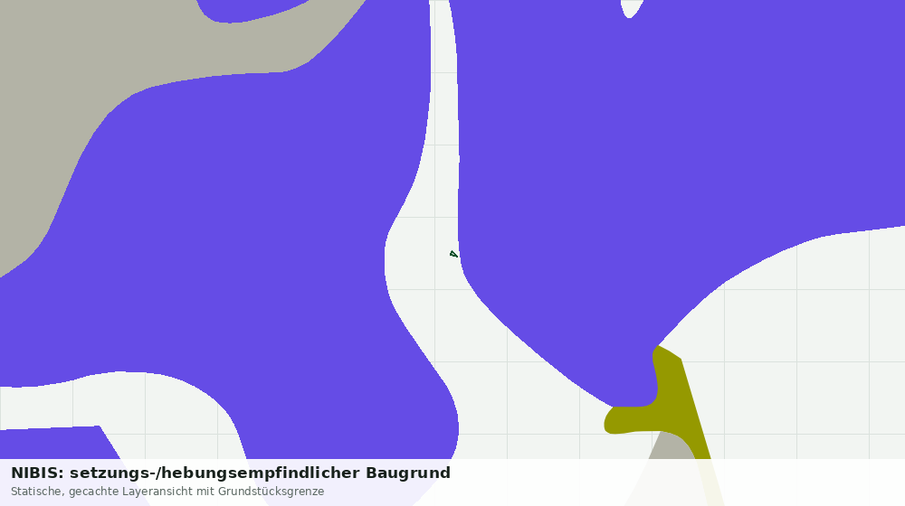 Statische Kartenansicht: NIBIS: setzungs-/hebungsempfindlicher Baugrund