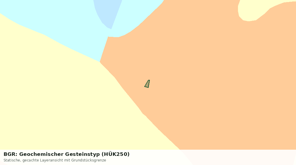 Statische Kartenansicht: BGR: Geochemischer Gesteinstyp (HÜK250)