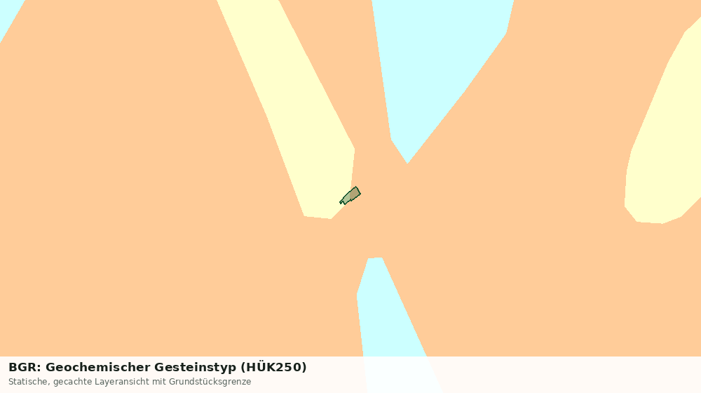 Statische Kartenansicht: BGR: Geochemischer Gesteinstyp (HÜK250)