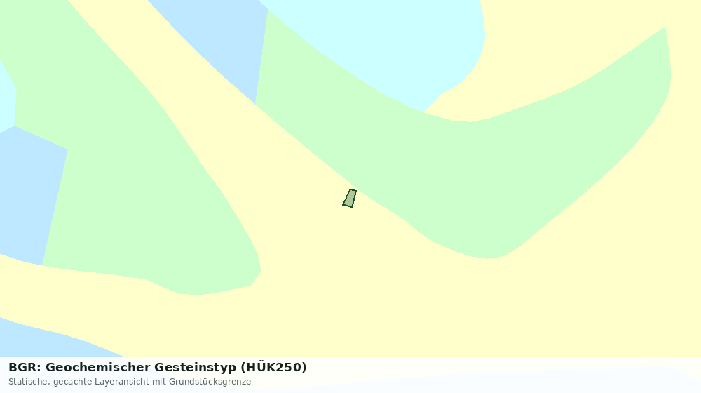 Statische Kartenansicht: BGR: Geochemischer Gesteinstyp (HÜK250)