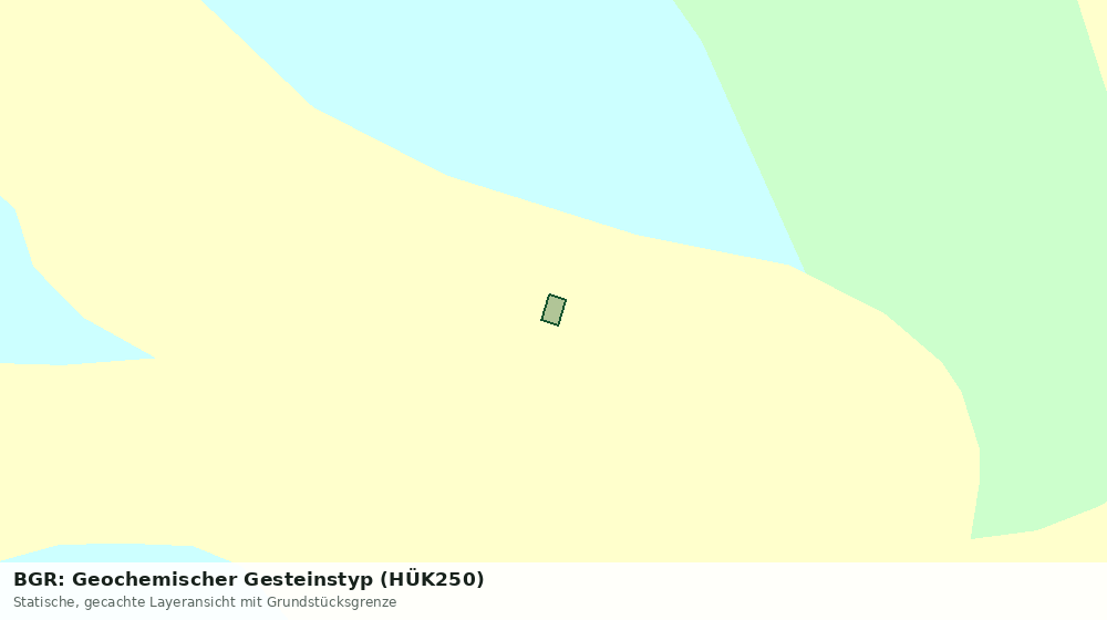 Statische Kartenansicht: BGR: Geochemischer Gesteinstyp (HÜK250)