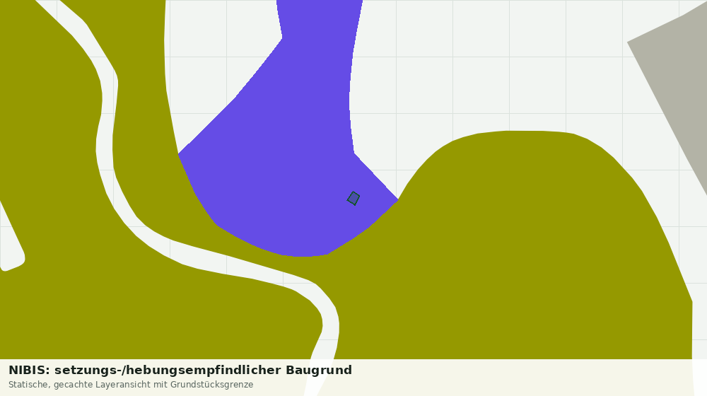 Statische Kartenansicht: NIBIS: setzungs-/hebungsempfindlicher Baugrund