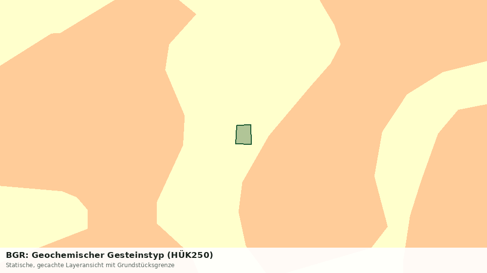 Statische Kartenansicht: BGR: Geochemischer Gesteinstyp (HÜK250)