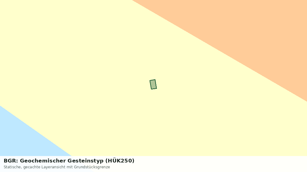 Statische Kartenansicht: BGR: Geochemischer Gesteinstyp (HÜK250)