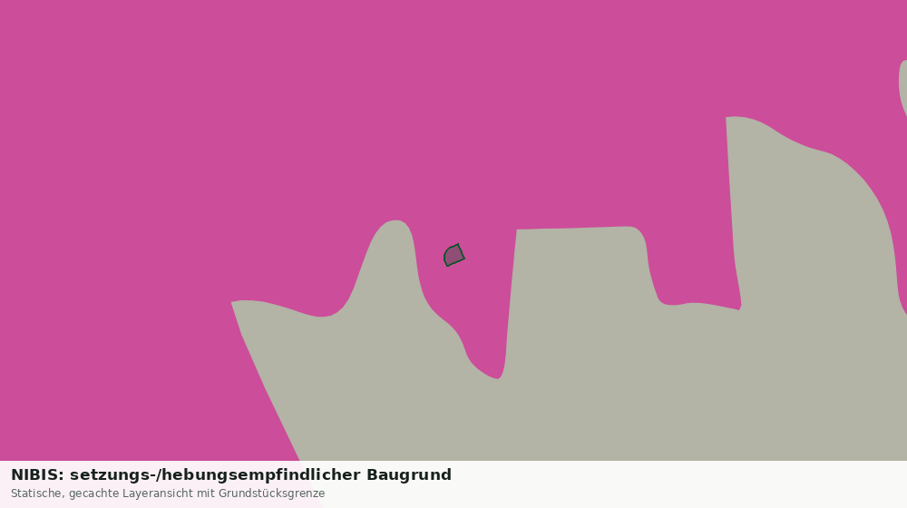 Statische Kartenansicht: NIBIS: setzungs-/hebungsempfindlicher Baugrund