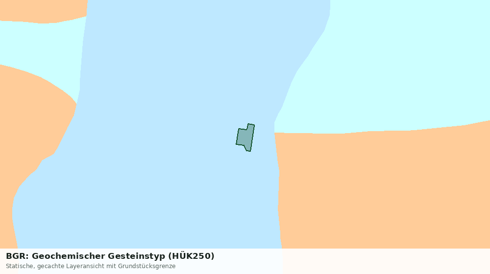 Statische Kartenansicht: BGR: Geochemischer Gesteinstyp (HÜK250)