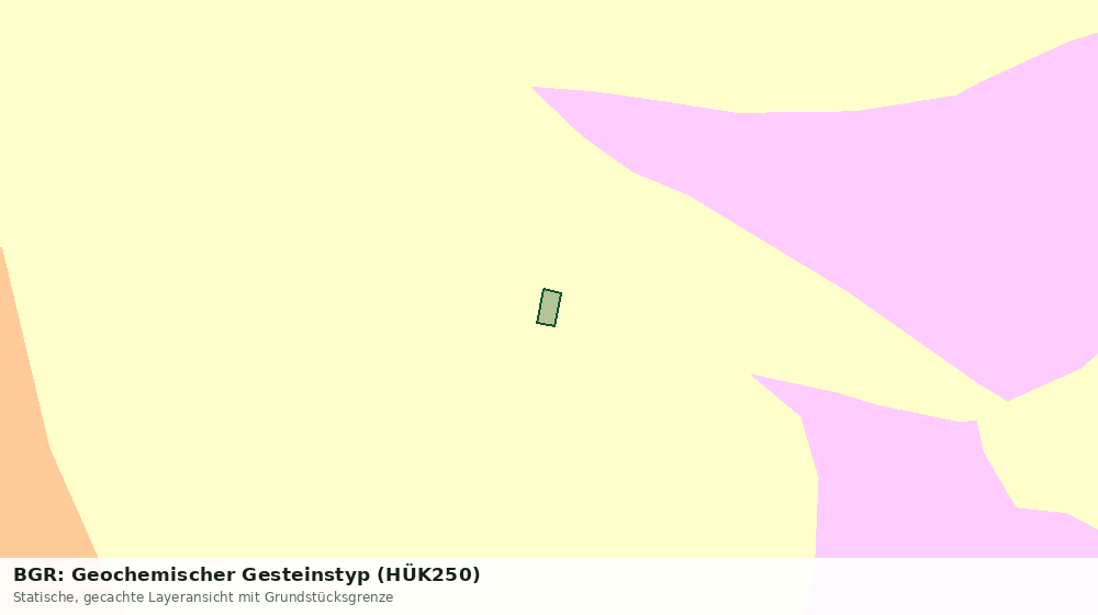 Statische Kartenansicht: BGR: Geochemischer Gesteinstyp (HÜK250)