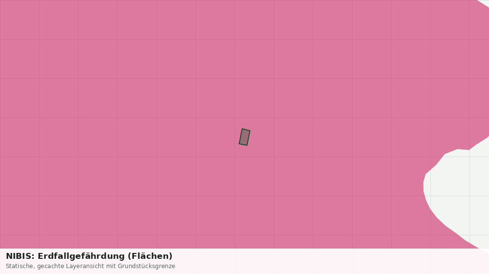 Statische Kartenansicht: NIBIS: Erdfallgefährdung (Flächen)
