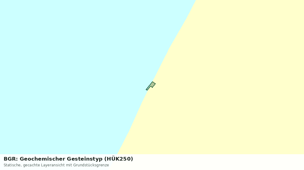 Statische Kartenansicht: BGR: Geochemischer Gesteinstyp (HÜK250)