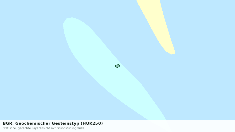 Statische Kartenansicht: BGR: Geochemischer Gesteinstyp (HÜK250)