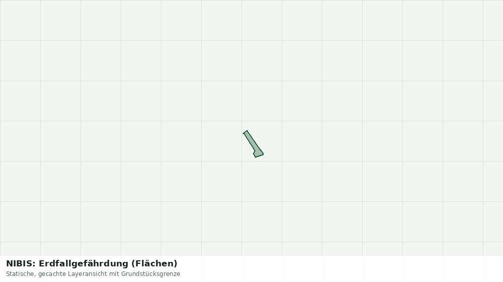 Statische Kartenansicht: NIBIS: Erdfallgefährdung (Flächen)