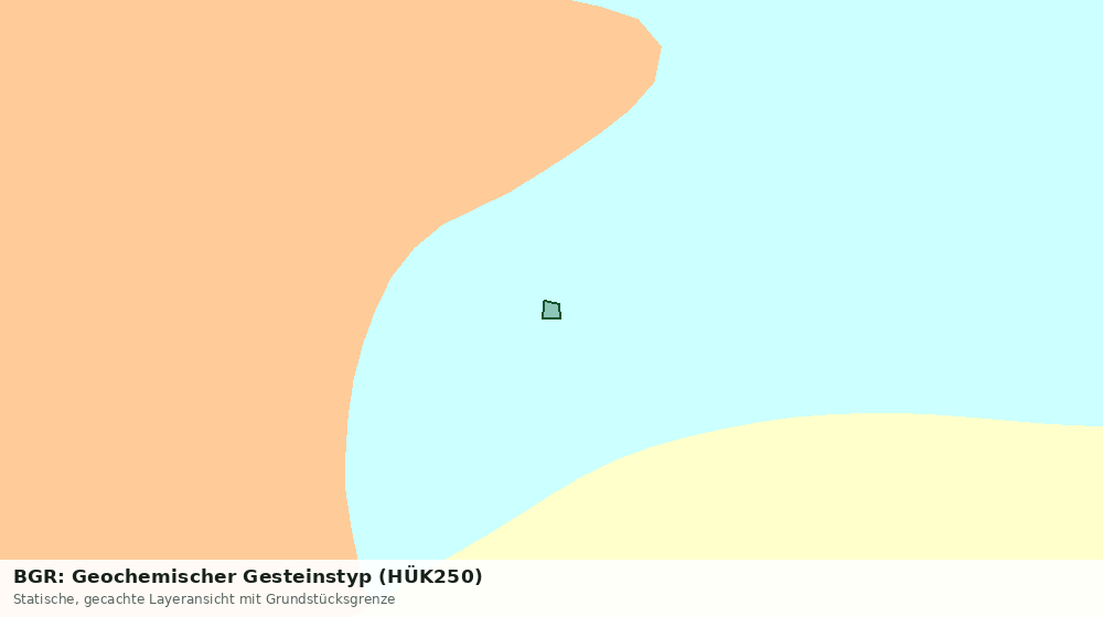 Statische Kartenansicht: BGR: Geochemischer Gesteinstyp (HÜK250)