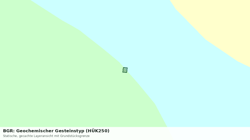Statische Kartenansicht: BGR: Geochemischer Gesteinstyp (HÜK250)