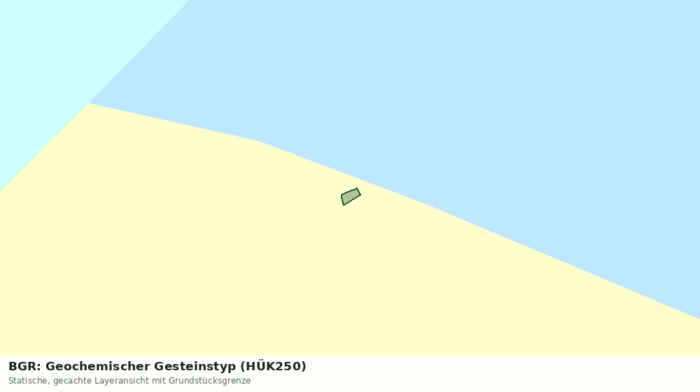 Statische Kartenansicht: BGR: Geochemischer Gesteinstyp (HÜK250)
