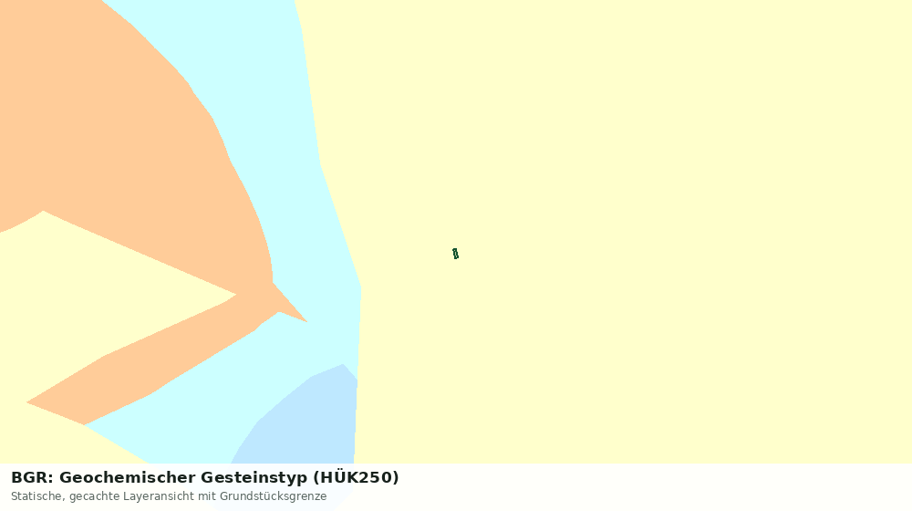 Statische Kartenansicht: BGR: Geochemischer Gesteinstyp (HÜK250)