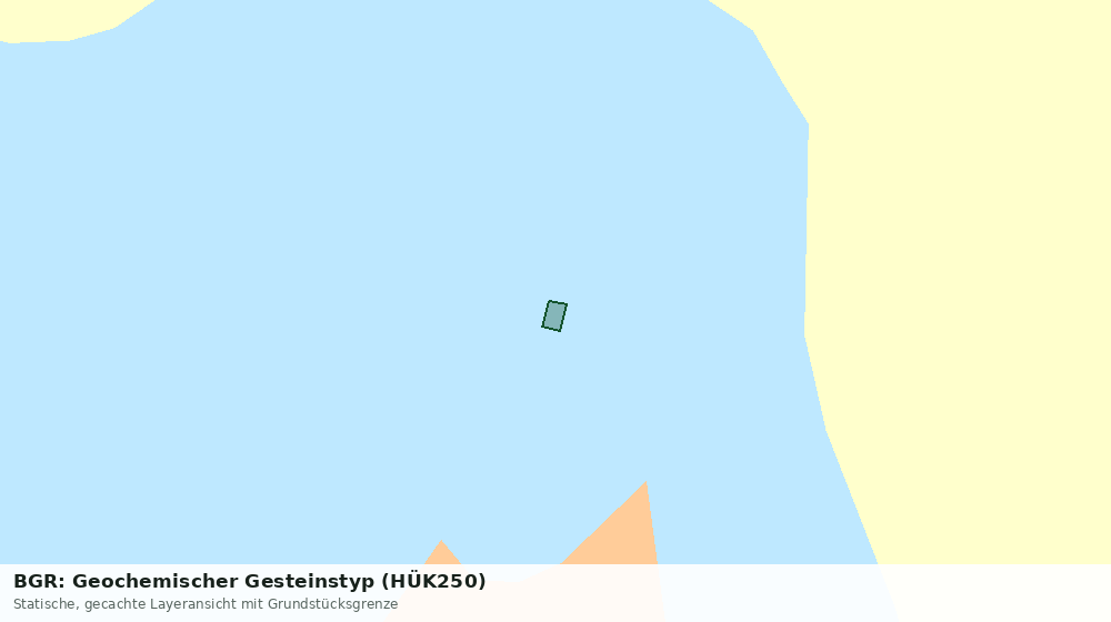 Statische Kartenansicht: BGR: Geochemischer Gesteinstyp (HÜK250)