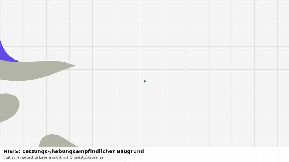 Statische Kartenansicht: NIBIS: setzungs-/hebungsempfindlicher Baugrund
