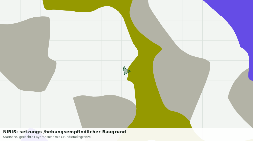 Statische Kartenansicht: NIBIS: setzungs-/hebungsempfindlicher Baugrund