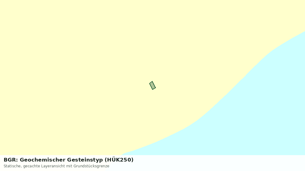 Statische Kartenansicht: BGR: Geochemischer Gesteinstyp (HÜK250)