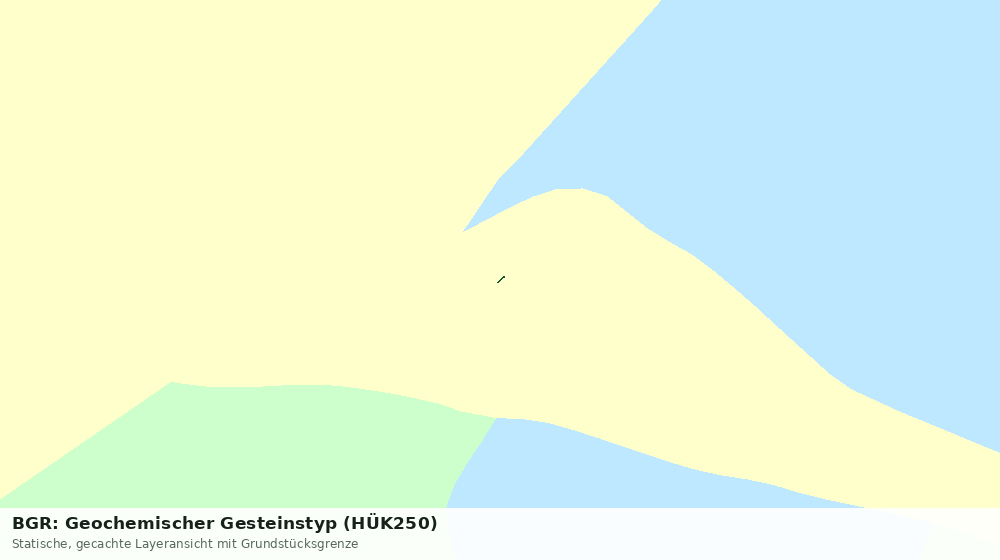 Statische Kartenansicht: BGR: Geochemischer Gesteinstyp (HÜK250)