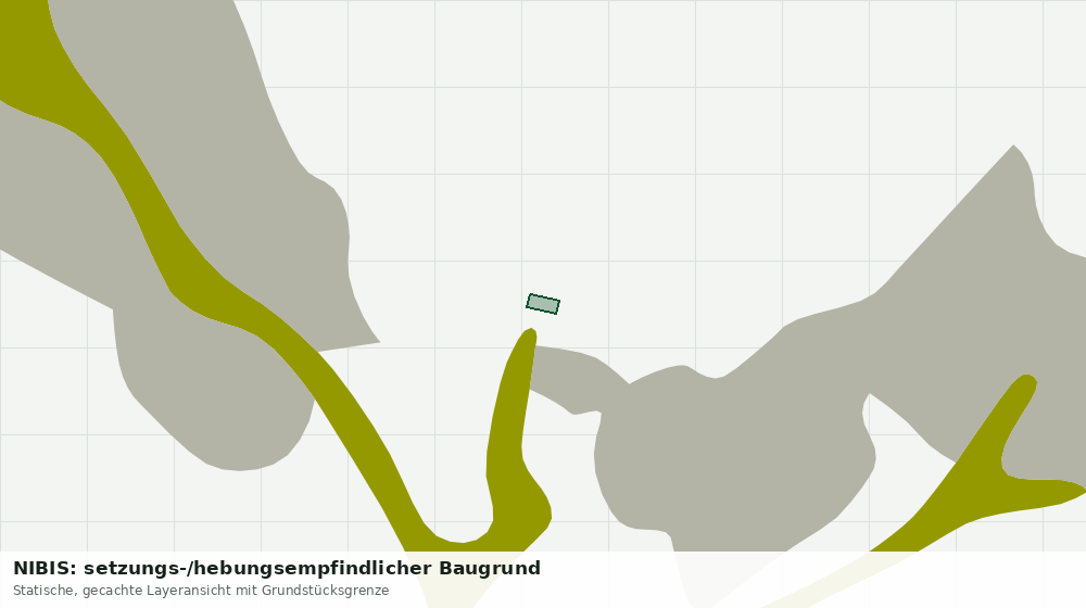 Statische Kartenansicht: NIBIS: setzungs-/hebungsempfindlicher Baugrund