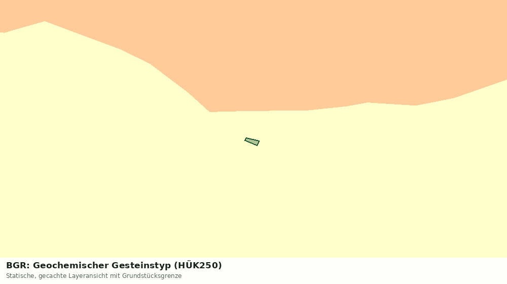 Statische Kartenansicht: BGR: Geochemischer Gesteinstyp (HÜK250)