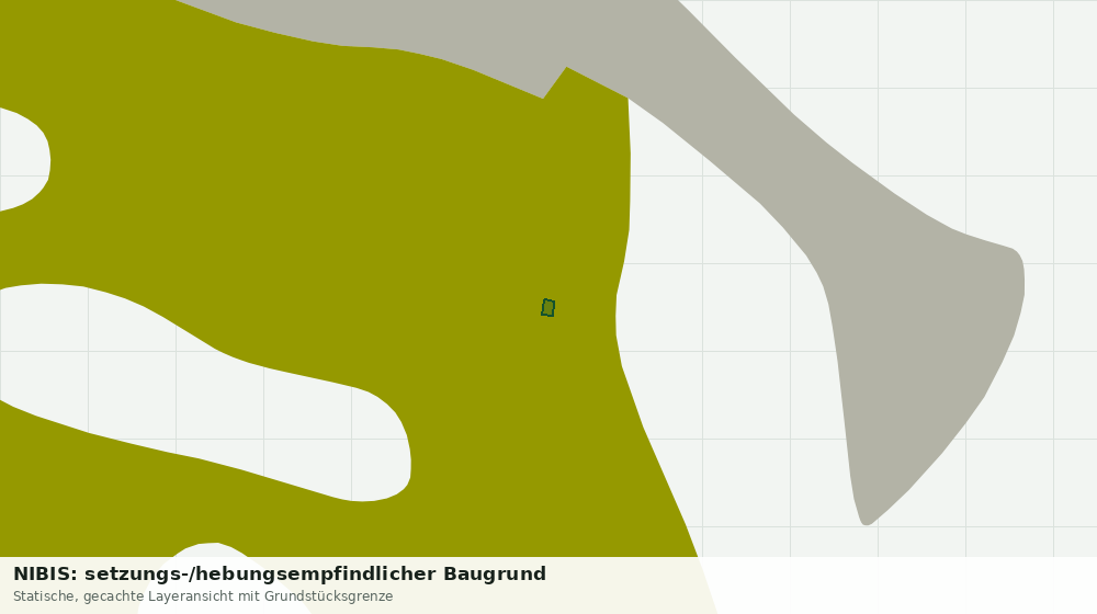 Statische Kartenansicht: NIBIS: setzungs-/hebungsempfindlicher Baugrund