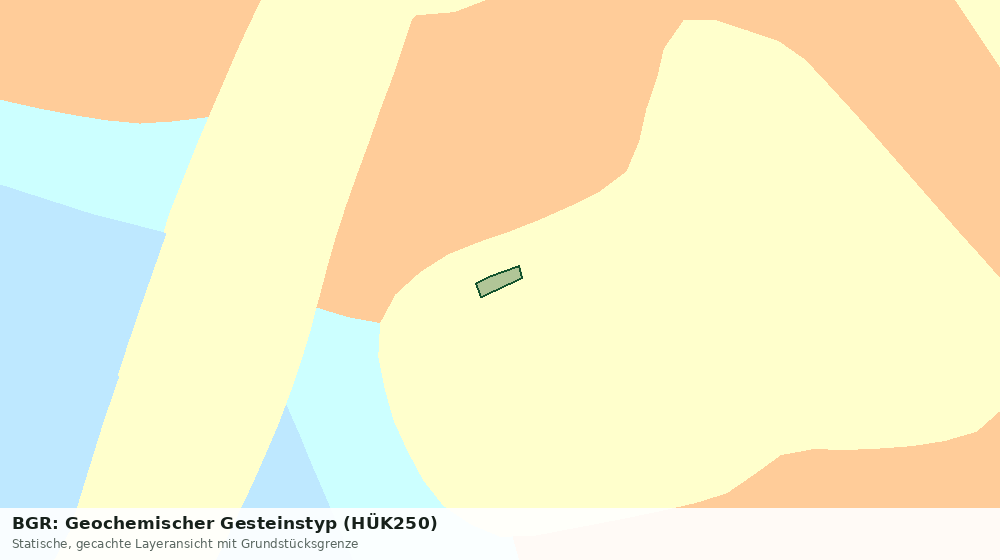 Statische Kartenansicht: BGR: Geochemischer Gesteinstyp (HÜK250)